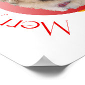 メリークリスマスペキン ポスター (角)