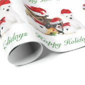 メリークリスマスペット ラッピングペーパー (ロールコーナー)