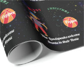 メリークリスマスペッパードッグイン宇宙 ラッピングペーパー (ロールコーナー)