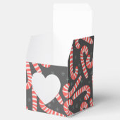 メリークリスマスペパーミントキャンディカネススノーフレーク フェイバーボックス (オープン)