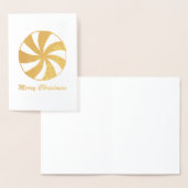 メリークリスマスペパーミントスターライトミントキャンディ 箔カード (ディスプレー)