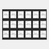 メリークリスマスペリカンラッピング紙シート ラッピングペーパーシート (正面)