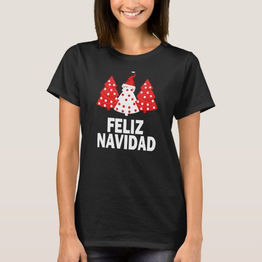 メリークリスマスペルーの木ペルー愛好家の旗フェル Tシャツ (正面)