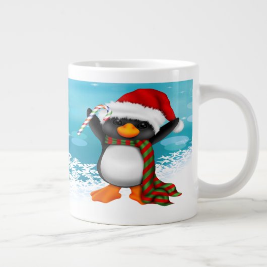 メリークリスマスペンギンスペシャルティマグク ジャンボコーヒーマグカップ (右)