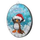 メリークリスマスペンギンダーツボード ダーツボード (正面右)