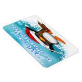 メリークリスマスペンギンフレックス磁石 マグネット (右側)