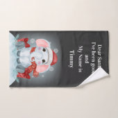 メリークリスマスペンギン子供へバスタオルセット バスタオルセット (ハンドタオル)