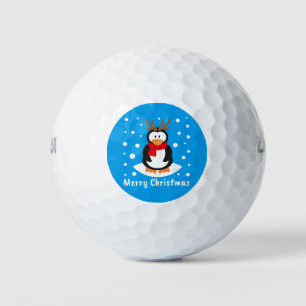 メリークリスマスペンギン ゴルフボール
