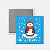 メリークリスマスペンギン マグネット (正面/裏面)