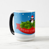 メリークリスマスペンギン モーフィングマグカップ (正面左)