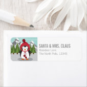 メリークリスマスペンギン ラベル (インサイチュ)