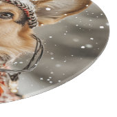 メリークリスマスペンブロークウェルシュコーギー犬 カッティングボード (角)