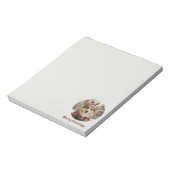 メリークリスマスペンブロークウェルシュコーギー犬 ノートパッド (回転)