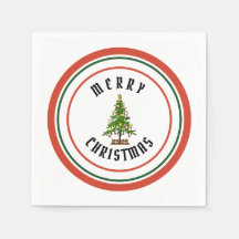 メリークリスマスペーパーナプキン