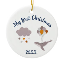 メリークリスマスホエールビューティフルドリームセラミックオーナ