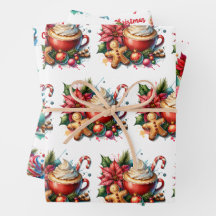 メリークリスマスホットココアとクッキー