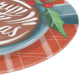 メリークリスマスホットココアコージーホリデー カッティングボード (角)