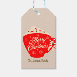 メリークリスマスホットチョコレートタン ギフトタグ