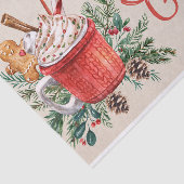 メリークリスマスホットチョコレートマグカップ&スイーツ 薄葉紙 (詳細)