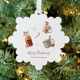 メリークリスマスホットチョコレート オーナメントカード
