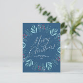 メリークリスマスホリデイリース ポストカード (スタンド正面)