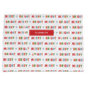 メリークリスマスホリデイ抱き枕 ラージペーパーバッグ (正面)