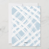 メリークリスマスホリデーかわいいフェスティバルキラキラ青 シーズンカード (裏面)