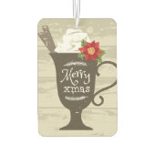 メリークリスマスホリデーアイスクリーム カーエアーフレッシュナー (裏面)