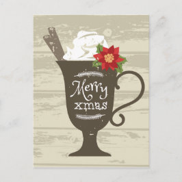 メリークリスマスホリデーアイスクリーム シーズンポストカード