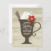 メリークリスマスホリデーアイスクリーム シーズンポストカード (正面/裏面)