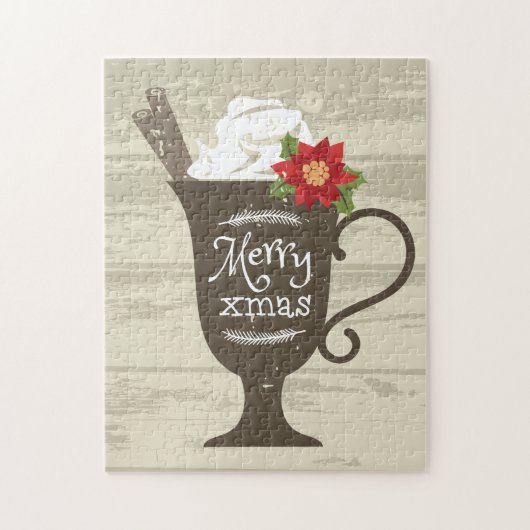 メリークリスマスホリデーアイスクリーム ジグソーパズル (縦)