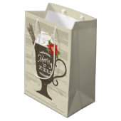 メリークリスマスホリデーアイスクリーム ミディアムペーパーバッグ (裏面アングル)