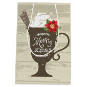 メリークリスマスホリデーアイスクリーム ミディアムペーパーバッグ (裏面)