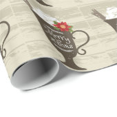 メリークリスマスホリデーアイスクリーム ラッピングペーパー (ロールコーナー)