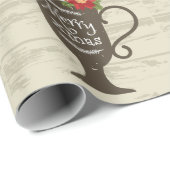 メリークリスマスホリデーアイスクリーム ラッピングペーパー (ロールコーナー)