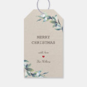 メリークリスマスホリデーウィンターベリー ギフトタグ (裏面)