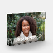 メリークリスマスホリデーエッセンシャルフォトブロック フォトブロック (左)