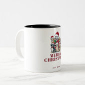 メリークリスマスホリデーカップ ツートーンマグカップ (正面左)