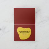 メリークリスマスホリデーカード サンキューカード (内部)