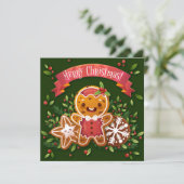 メリークリスマスホリデーカード シーズンカード (スタンド正面)