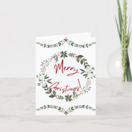 メリークリスマスホリデーカード シーズンカード