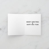 メリークリスマスホリデーカード シーズンカード (内部)