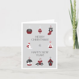 メリークリスマスホリデーカード シーズンカード