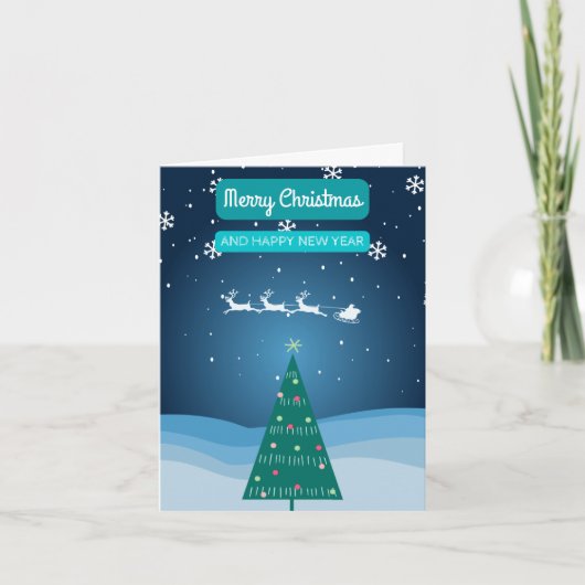 メリークリスマスホリデーカード シーズンカード (正面)