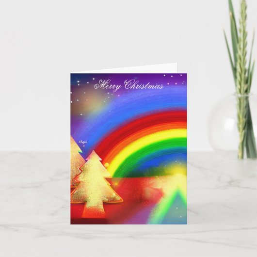 メリークリスマスホリデーカード シーズンカード (正面)