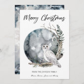 メリークリスマスホリデーカード シーズンカード (正面/裏面)