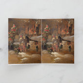 メリークリスマスホリデーカード シーズンカード (内部)