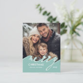 メリークリスマスホリデーカード シーズンポストカード (スタンド正面)