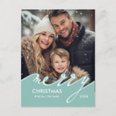 メリークリスマスホリデーカード シーズンポストカード (正面)