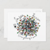 メリークリスマスホリデーカード シーズンポストカード (正面/裏面)